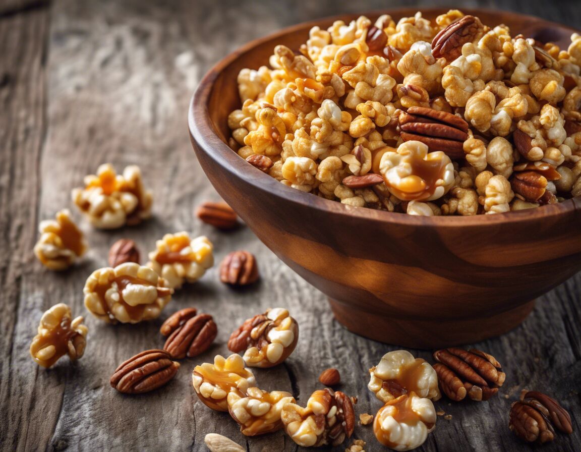 Caramel Corn with Nuts