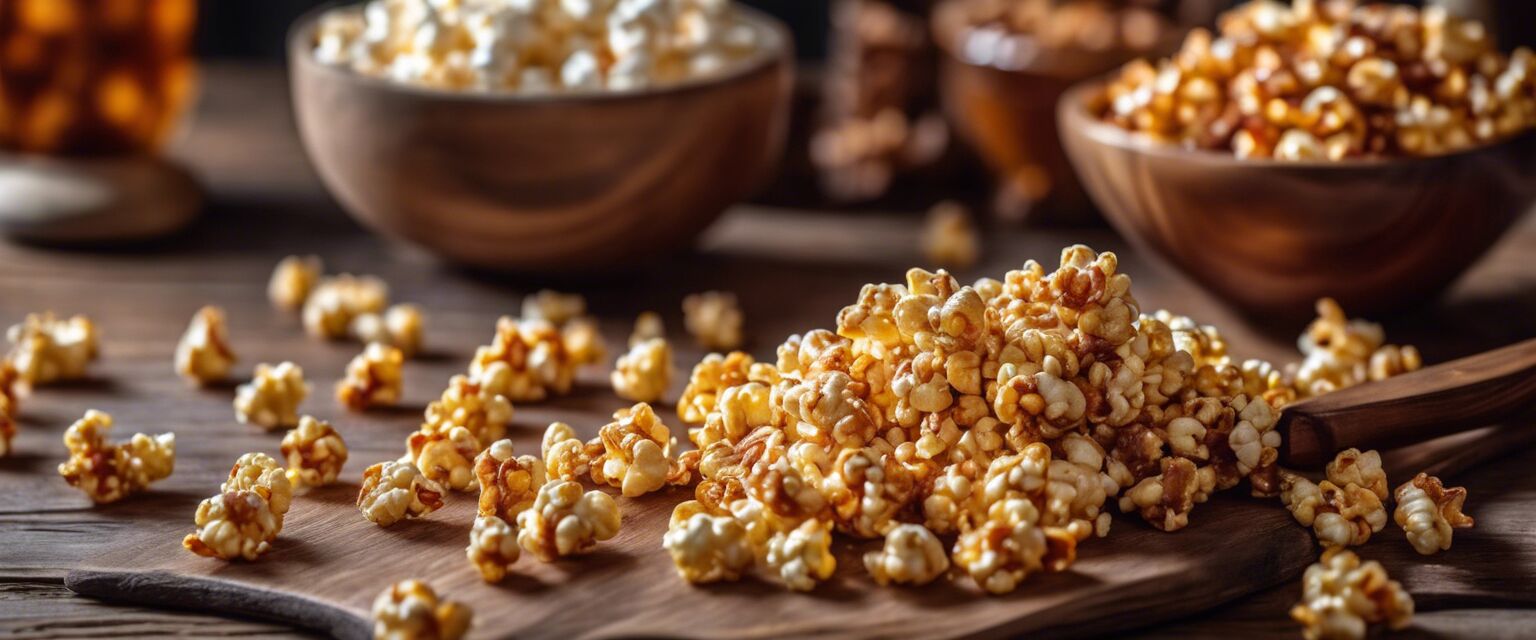 Ingredients for vegan caramel corn